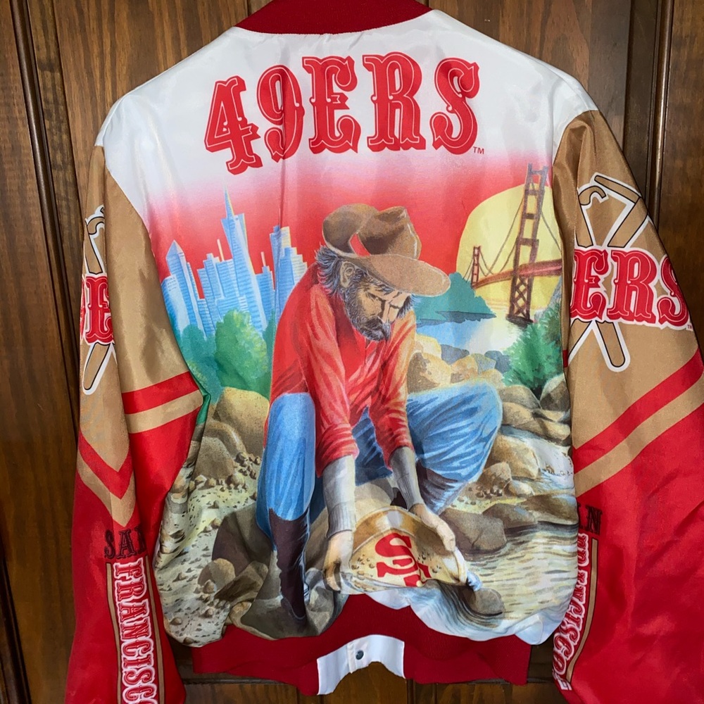 RARE Vintage Chalk Line 49ers Jacket